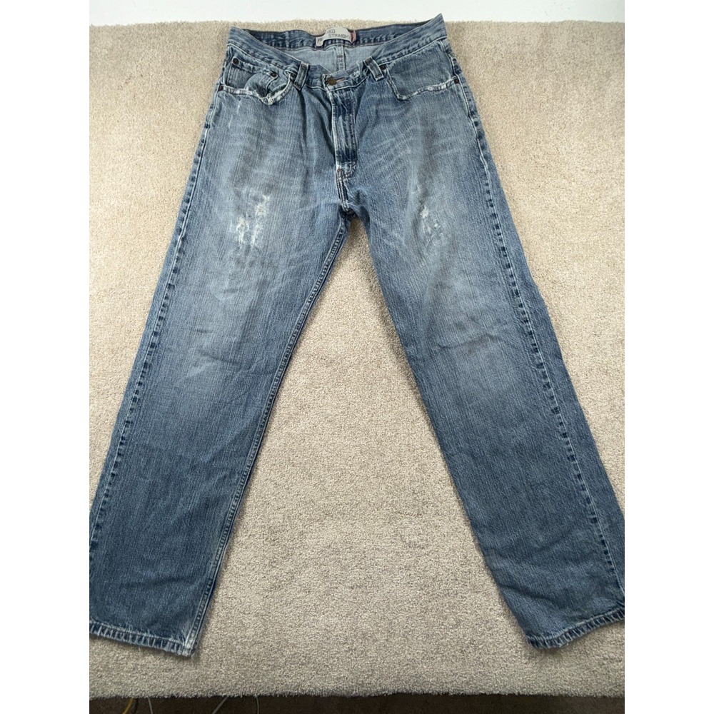 Levi's 559 Jeans Mens 36x34 Blue Denim Cotton‎ Stretch Relaxed Fit Straight Leg